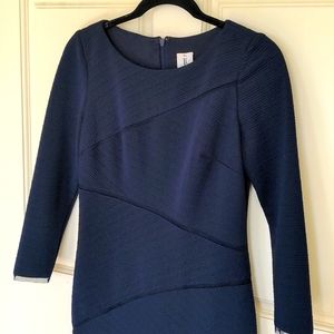 julia jordan 3/4 sleeve dress (Navy), size 4